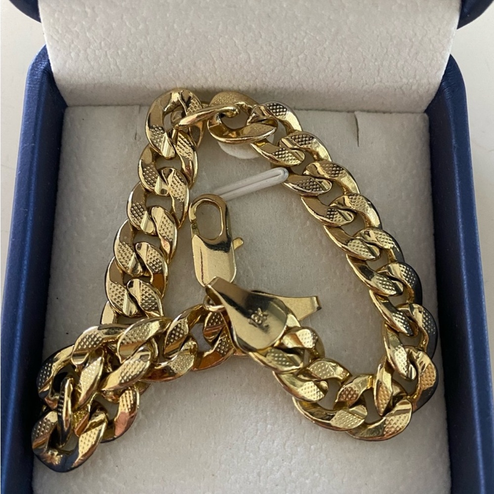 18k Gold Filled Chain Bracelet